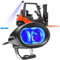 Dinfu 20W Led Blau Gabelstapler Licht Warenhaus Sicherheitswarnleuchte 12-80V staplerwarnleuchte für Autos Stapler Fahrzeug Rückwärtsfahre
