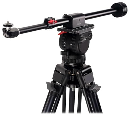 PROAIM Overhead Photo & Video Cam Boom Pole. For Overhead Camera/Tabletop Views. 23 to 40 Telescopic Arm Length. Includes Camera Ball Head & Tripod Mounting Adapter (P-OHBP-01)