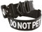 Tacticollar Do Not Pet Hundehalsband, Nylon, 5,1 cm, für mittelgroße und große Hunde, innen mit Neopren gepolstert, kommunizieren Sie Ihre Hunde, um Unfälle zu verhindern (Schwarz, Größe M)