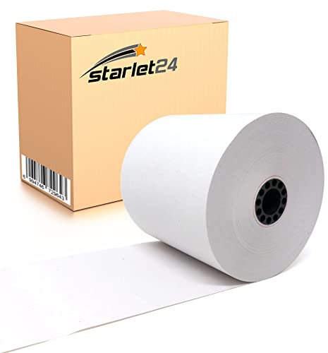 Thermo-Bonrollen Kassenrollen Thermorollen 57x60x12mm Weiß (10 Rollen je 40m)