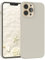EAZY CASE Premium Silikon Handyhülle kompatibel mit iPhone 13 Pro Max, Slimcover mit Kameraschutz und Innenfutter, Silikonhülle, Schutzhülle, Bumper, Handy Case, Hülle, Softcase, Taupe