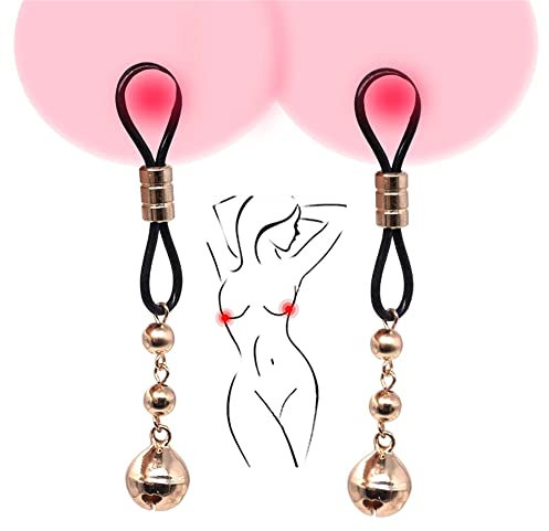 Anneaux Suspendus en métal en Acier Inoxydable Cloches Accessoires réglables pour Femmes