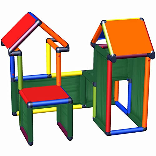 Move and stic - Meine kleine Welt - Spielhaus Kletterturm Spielturm Beginner Burg Versteck Adventure House 6991
