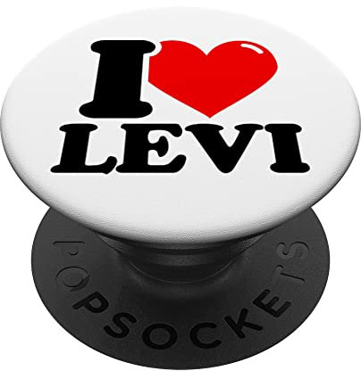 ICH LIEBE Levi PopSockets mit austauschbarem PopGrip