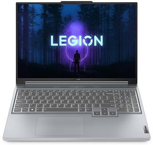 Lenovo Legion Slim 5 16IRH8 - Ordinateur Portable Gaming 16'' WQXGA 165Hz (Intel Core i7-13700H, RAM 16Go, SSD 1To, NVIDIA GeForce RTX 4070-8GB, Windows 11 Home) Clavier AZERTY Français - Gris