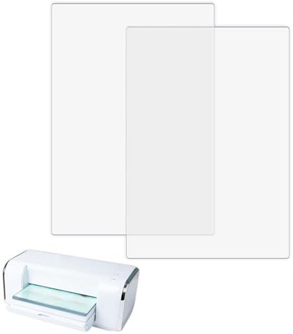 2Pcs/1 Pair Die Cutting Pads Compatible with BSP & BS Switch Plus, Clear Polycarbonate Plastic Cutting Plates, Embossing Crafting Pads (12 3/4 x 8 3/4 x 1/8 inch)