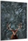 DARO Design - Wand-Bild auf 6mm HDF 30x40 cm Hirsch-Geweih frontal - Wand-Deko Bilder Geschenk