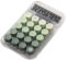 Ronyme Mechanical Keyboard Calculator Clear Handheld,Easy to Read with Display Desk Calculator for Daily and Basic Office School, Green