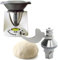 Inwee Couteau Mélangeur pour Thermomix, Couteau Lame de Rechange pour Thermomix Robot de Cuisine Vorwerk TM31 en Acier Inoxydable, Pas de Résidu de Pâte, Nettoyage Rapide du Couteaux de Lame TM31