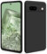 HSP Coque pour Google Pixel 8A [Anti-poussière] étui de Protection en Silicone TPU Premium | Résistant aux Chocs | Protecteur d'écran et de caméra | Housse Ajustement Parfait Mat | Noir