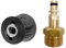 GIONAR Adaptateur de raccord rapide pour nettoyeur haute pression Karcher série K2-K7, connecteur de tuyau en laiton M22 14 mm