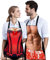 ZKGYUS 2 Stück Sexy Herren Frauen Schürze, Grillschürze für Männer und Frauen lustig, Kochschürze Küchenschürze Lustige Schürze Wasserdichte Geschenk für Party Costume Grill