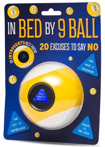 Boxer Gifts In Bed By 9 Magic Ball - Introvert & Anti-Social Novelty Gifts - Funny Secret Santa Gift for Women and Friends
