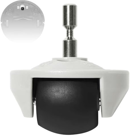 KiimSin Accesorios rueda para Roborock S8,S7,Q7,S6,S5,G20,G10S,G10,T7S,S65,S55,para Xiaomi 1C/F9,Aspiradora Delantera,Neumáticos