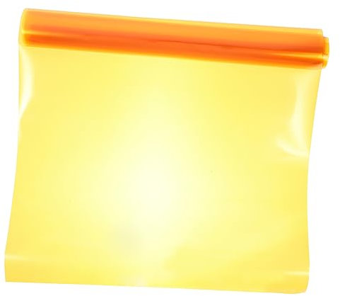 Cabilock Selbstklebende Orange Tönungsfolie für Scheinwerfer Rücklichter und Nebelscheinwerfer Hochtransparente Hitzebeständige Vinyl Folie mit Lichtdurchlässigkeit Einfach zu Reinigen und