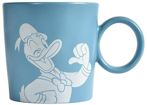 Tazza in ceramica con licenza ufficiale Disney – Mickey & Friends 32 cl – Tazza in gres porcellanato di alta qualità con motivo Disney in confezione regalo (blu)