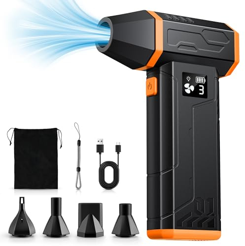 VIWAVE Aria Compressa Spray Elettrico 150000RPM,3 Velocità