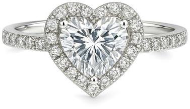 Skcess Platin 950 Wedding Ring, Rings Moissanit Def Moissanit Größe 57 (18.1)