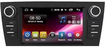 Car Radio para BMW 3 Series E90 E91 E92 E93 2006-2012 Android 15 9 Pulgadas Car Navegación con BT WiFi FM GPS Wireless Carplay Android Auto para, 4 Core 2G+64G
