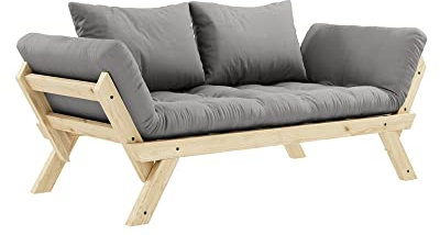 KARUP DESIGN Bebop Schlafsofa, Stoff, gris, 206 x 80 x 75 cm