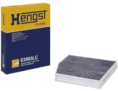 HENGST - Innenraumfilter E2993LC - Luftfilter für den Innenraum mit Aktivkohle - Filtert Staub, Pollen & Gerüche für Allergiker - Für saubere Frischluft im KFZ - Automotive Zubehör