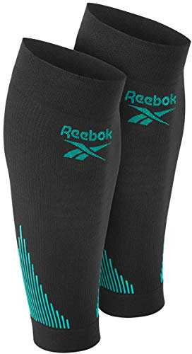Reebok Manchon de Compression Mollet Tricoté - Compression Mollet Noir Medium