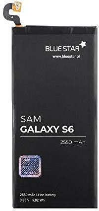 Bluestar Akku Ersatz kompatibel mit Samsung Galaxy S6 G920F 2550 mAh Austausch Batterie Accu EB-BG920ABE