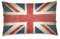 Linomo Kissenbezug 40x60 cm, Vintage UK Flag Union Jack English England Dekorative Kissenbezug Kissenhülle für Couch Sofa Bett Hause
