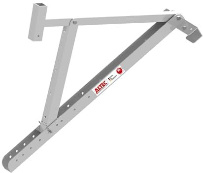 ALTEC RoofersConsole® - Alu Dachkonsole mit Geländerpfosten für Solarbauer, verstellbar | Tragkraft 1.000kg/Paar | Made in Germany | Dachständer Dachgerüst Dachdeckergerüst (A00-RC-S1STK)