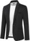 Allthemen Blazer da Uomo Slim Fit con Un Bottone Suit Jacket Giacca Elegante Formale for Wedding Business Evening da Lavoro Nero L