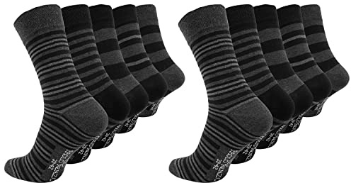 Paolo Renzo Business Socken gemustert 5/10 oder 15 Paar - Casual Socken - Anzug-Socken mit Hohem Baumwollanteil