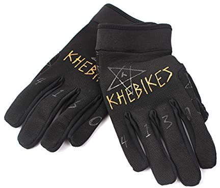 KHEbikes KHE 4130 BMX Handschuhe Dirt-Jump MTB Scooter Schwarz Größe L