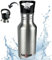 gr8ful® Water Bottle - Aluminium Metal | Leakproof with Screw Drinking Top | Fab for Running, Swimming, Cycling, Gym, Kids | Lightweight, Reusable, BPA free, 500ml, Hydrate