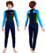 Muta per Bambini, Costume da Termico in Neoprene da 3mm, Tute umide da Gioventù Adolescente, Caldo Manica Lunga, Costume da Bagno per Immersioni, Nuoto, Surf