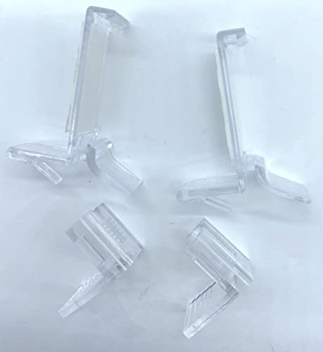 Klemmträger, Klemmfix für Duo-Rollo und Rollo, TRANSPARENT, Rollohalterung ohne Bohren (6)