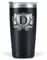 Onebttl Personalised Gifts for Men with Initials, Custom Coffee Cups, Monogrammed Travel Tumbler for Him, Unique Birthday Christmas Gifts for Men who Have Everything, Black, 590 ml, D