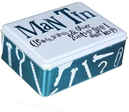 Widdle Gifts The Bright Side Storage Tin Fun Gift - Man Tin 0605