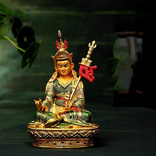 NEFSO Tibetan Supplies handbemalte Statuen von Guru Rinpoche Guru Rinpoche und Legierungsstatuen von Guru Rinpoche