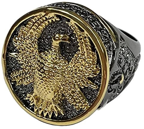Costumeteers Dune Ring Duke Leto Atreides Siegelrequisite Replik Ducal Edelstahl, mehrfarbig, US Sz 11