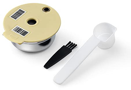 Wiederverwendbarer Kaffeefilter nachfüllbare us Edelstahl Ta-simo-Kaffeepads,Wiederverwendbare Kapseln nachfüllbare für Bosch Ta-simo(200ML)