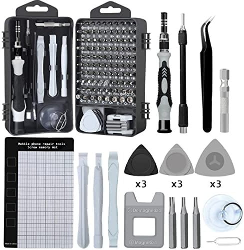Destornilladores Precisión - Newlemo 122 Juego de Destornilladores de Precisión, Kit de Destornilladores Magnéticos, Kit de Herramientas de Reparación para PC, Teléfono, Gafas, Smartphone, Bricolaje