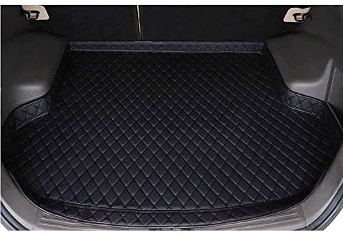 Coche Cuero Alfombrilla para Maletero para Tesla Model Y 2021 2022 2023, A Medida Impermeable Antideslizante Funda De Maletero Alfombra Protectora Maletero Bandeja Accesorios,A/Black