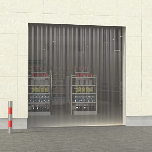 SKM Streifenvorhang Rolle PVC 2 mm x 200 mm 25m, Weight: 11 kg, 288281
