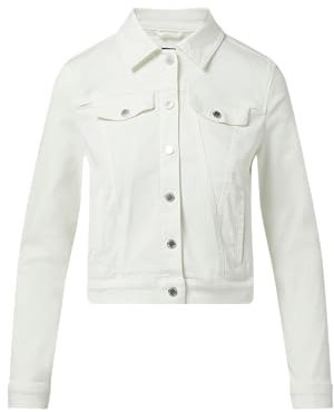 Comma Verkürzte Jeansjacke aus Baumwollmix