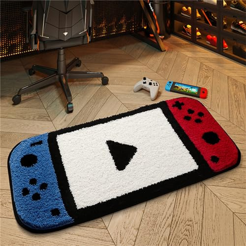 Scoseptzy Gaming Rugs, Machine Washable Area Rugs, Non-Slip Gaming Floor Mats, Home Decor Rugs (Game Pause)