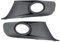 HZ-DESIGN 1 Satz Lüftungsgitter Nebelscheinwerfer Gitter links und rechts kompatibel mit Touran