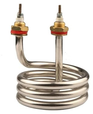 nmbhus Éléments Chauffants À Eau Tubulaire À Immersion 4500W, Élément Chauffant en Spirale, Tube Chauffant en Acier Inoxydable for Distillation Mécanique