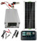 200W Solar Panel Kit 12V To 220V Battery Charger RV Travel Trailer Camper Controller With System Solar Electric 100A Van charger Mobile 5V kit Bank Marine Panels school power school Charge Out