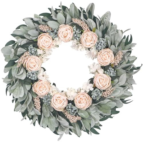 Kränze für Haustür (Apricot Rose)
