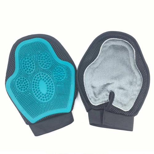 Pet cleaning gloves Silicone two-sided cat and dog bath sticky brush tool Comb small pet massage grooming supplies,pet grooming glove,cat grooming glove, dog grooming glove